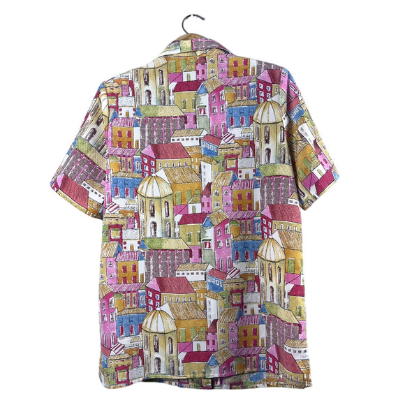 Women's Vintage Maggie Sweet Button Up Blouse L - Picture 2 of 5